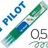 Recharge roller pilot frixion ball pointe fine coloris vert set 3 unités