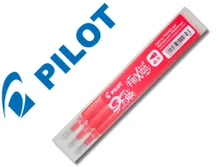 Recharge roller pilot frixion ball pointe fine coloris rouge set 3 unités