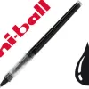 Recharge roller uniball ubr90 vision élite stylo roller encre ub-200 pointe moyenne 0.8mm couleur noir