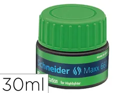 Recharge schneider maxx 660 surligneur job automatique 30ml coloris vert