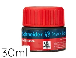 Recharge schneider maxx 660 surligneur job automatique 30ml coloris rouge