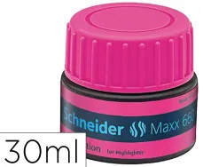 Recharge schneider maxx 660 surligneur job automatique 30ml coloris rose