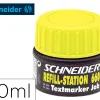 Recharge schneider maxx 660 surligneur job automatique 30ml coloris jaune