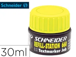 Recharge schneider maxx 660 surligneur job automatique 30ml coloris jaune