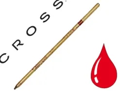 Recharge solveig stylo-bille mini universelle laiton longueur recharge 6.6cm largeur moyenne couleur rouge