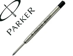 Recharge solveig stylo-bille type parker universelle métal largeur moyenne couleur noir