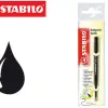 Recharge stabilo stylo-bille smartball/com4ball pointe moyenne couleur noir