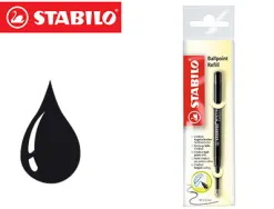 Recharge stabilo stylo-bille smartball/com4ball pointe moyenne couleur noir