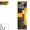 Recharge stylo gel bic gelocity quick dry pointe moyenne noir blister de 2