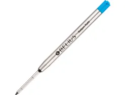 Recharge stylo-bille belius encre bleue pointe 0,8mm boite 3 unites