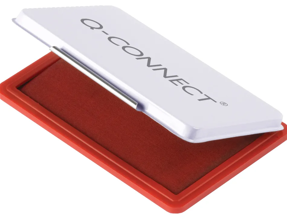Recharge tampon q-connect économique nº3 90x55mm coloris rouge