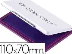 Recharge tampon q-connect économique nº2 110x70mm violet