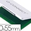 Recharge tampon q-connect économique nº3 90x55mm coloris vert