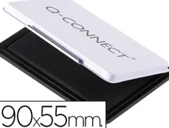 Recharge tampon q-connect économique nº3 90x55mm coloris noir