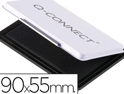 Recharge tampon q-connect économique nº3 90x55mm coloris noir