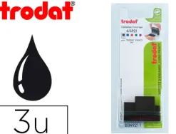 Recharge tampon trodat 4921 noir blister 3 unités