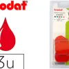 Recharge tampon trodat 46030/46130 rouge blister 3 unités