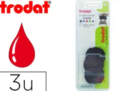 Recharge tampon trodat 4630 rouge blister 3 unités