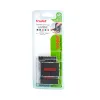 Recharge tampon trodat formulestandard 4750/4750l1/4750l2/4750l8/4941 bleu/rouge blister de 3 unites