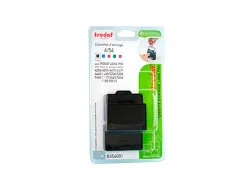 Recharge tampon trodat 5117/5204/5206/5460/5460l/5558/5558pl/5465/55510/5466pl/55510pl coloris noir blister de 3