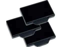 Recharge tampon trodat 5117/5204/5206/5460/5460l/5558/5558pl/5465/55510/5466pl/55510pl coloris noir blister de 3
