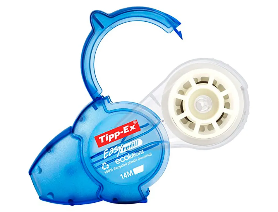 Recharge tipp-ex correcteur easy refill ruban polyester recharge frontale