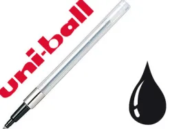 Recharge uniball power tank pointe acier inoxydable écriture tous angles surfaces humides conditions extrêmes noir
