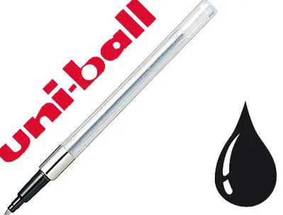 Recharge uniball power tank pointe acier inoxydable écriture tous angles surfaces humides conditions extrêmes noir