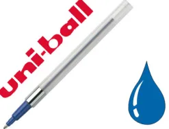 Recharge uniball power tank pointe acier inoxydable écriture tous angles surfaces humides conditions extrêmes bleu