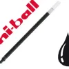 Recharge uni-ball roller gel impact pointe large coloris noir
