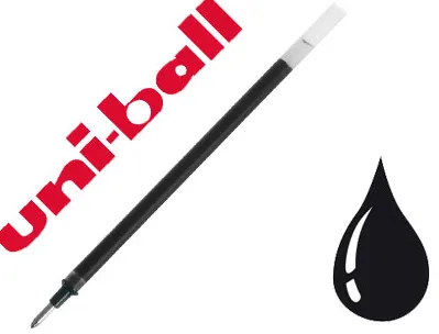 Recharge uni-ball roller gel impact pointe large coloris noir