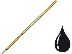Recharge universelle stylo-bille 107mm métal largeur moyenne coloris noir