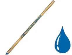 Recharge universelle stylo-bille courte laiton largeur moyenne coloris bleu