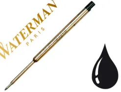 Recharge waterman stylo-bille maxima largeur fine coloris noir