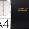 Registre classeur exacompta assemblées générales reliure économique 320x260mm 100 pages 80g