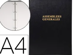 Registre classeur exacompta assemblées générales reliure économique 320x260mm 100 pages 80g