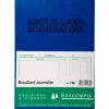 Registre comptable piqué exacompta brouillard journalier 270x195mm vertical 40 pages
