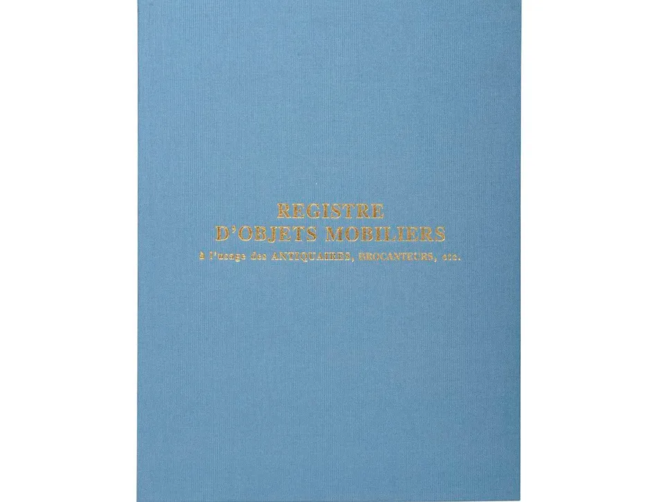 Registre exacompta objets mobiliers ventes magasin 240x320mm 100 pages