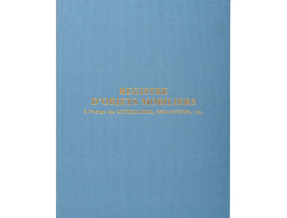Registre exacompta objets mobiliers ventes magasin 240x320mm 100 pages