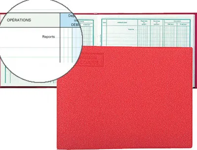 Registre exacompta position de compte 110x150mm 48 pages