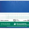 Registre piqûre exacompta colonnes 320x250mm 31 lignes 13 colonnes/page 80 pages