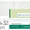 Registre piqué exacompta contrôle médical horaires 24x32cm 60p