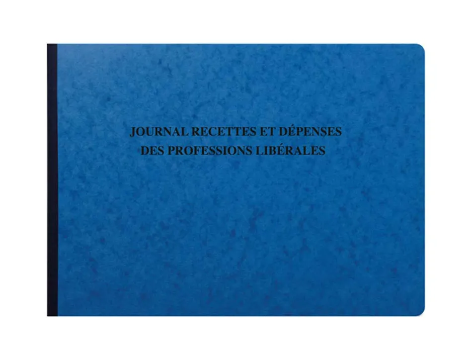 Registre piqué exacompta professions libérales recettes/dépenses 270x380mm 80 pages
