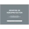 Registre videoprotection elve a4 couverture rigide 104 pages