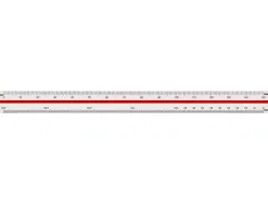 Regle a echelles maped abs 1couleur sur chaque face etui de protection1/500 - 1/1000 - 1/1250 - 1/1500 - 1/2000 -