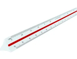 Regle a echelles maped abs 1couleur sur chaque face etui de protection 1/20 - 1/25 - 1/33,33 - 1/50 - 1/75 - 1/100