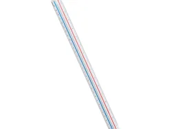 Regle a echelles maped abs 1couleur sur chaque face etui de protection 1/20 - 1/25 - 1/50 - 1/75 - 1/100 - 1/125