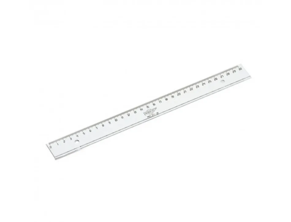 Regle faibo plastique incolore 30 cm