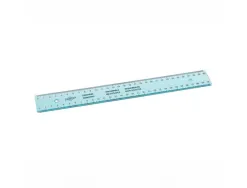 Regle faibo plastique incolore 30 cm