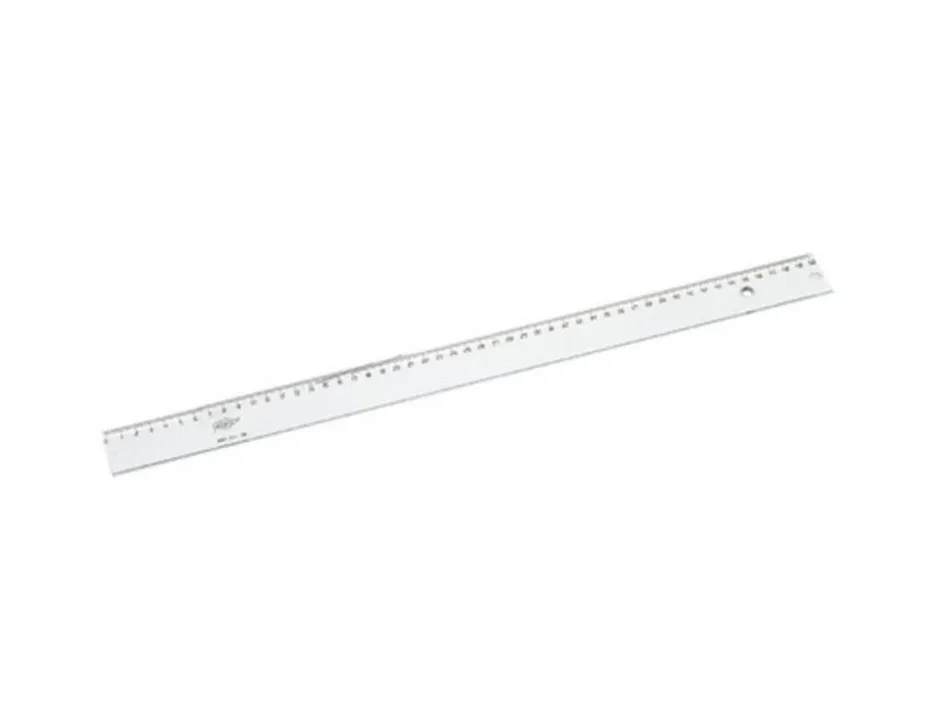 Regle faibo plastique incolore 50 cm